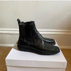 Black Miu Miu Chelsea Boots